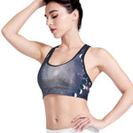 Lunar Phase Cycle Print Women's Sports Bra