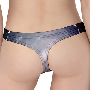 Lunar Phase Cycle Print Women's Thong