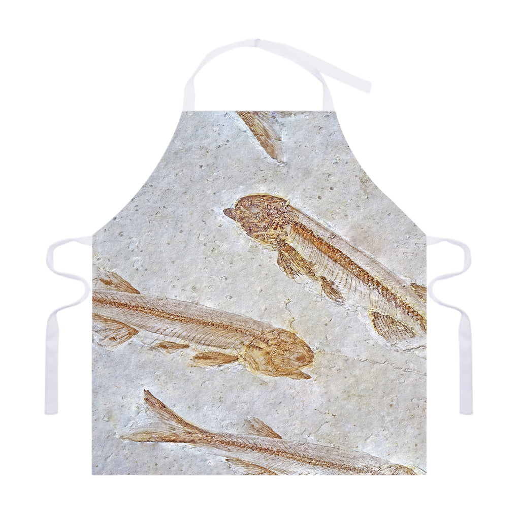 Lycoptera Fish Fossil Print Adjustable Apron