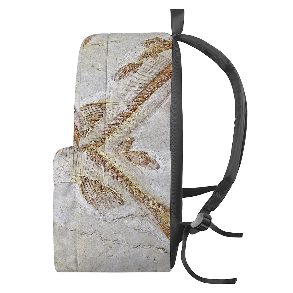 Lycoptera Fish Fossil Print Backpack
