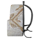 Lycoptera Fish Fossil Print Backpack