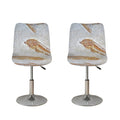 Lycoptera Fish Fossil Print Bar Stool Covers