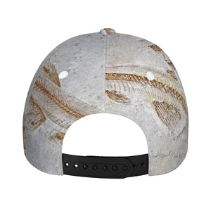 Lycoptera Fish Fossil Print Baseball Cap