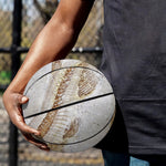 Lycoptera Fish Fossil Print Basketball