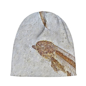 Lycoptera Fish Fossil Print Beanie