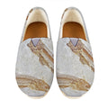 Lycoptera Fish Fossil Print Casual Shoes