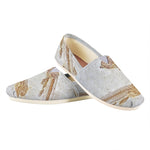 Lycoptera Fish Fossil Print Casual Shoes
