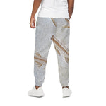 Lycoptera Fish Fossil Print Cotton Pants