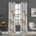 Lycoptera Fish Fossil Print Curtain