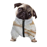 Lycoptera Fish Fossil Print Dog Zip Up Jacket
