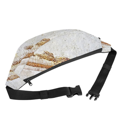 Lycoptera Fish Fossil Print Fanny Pack