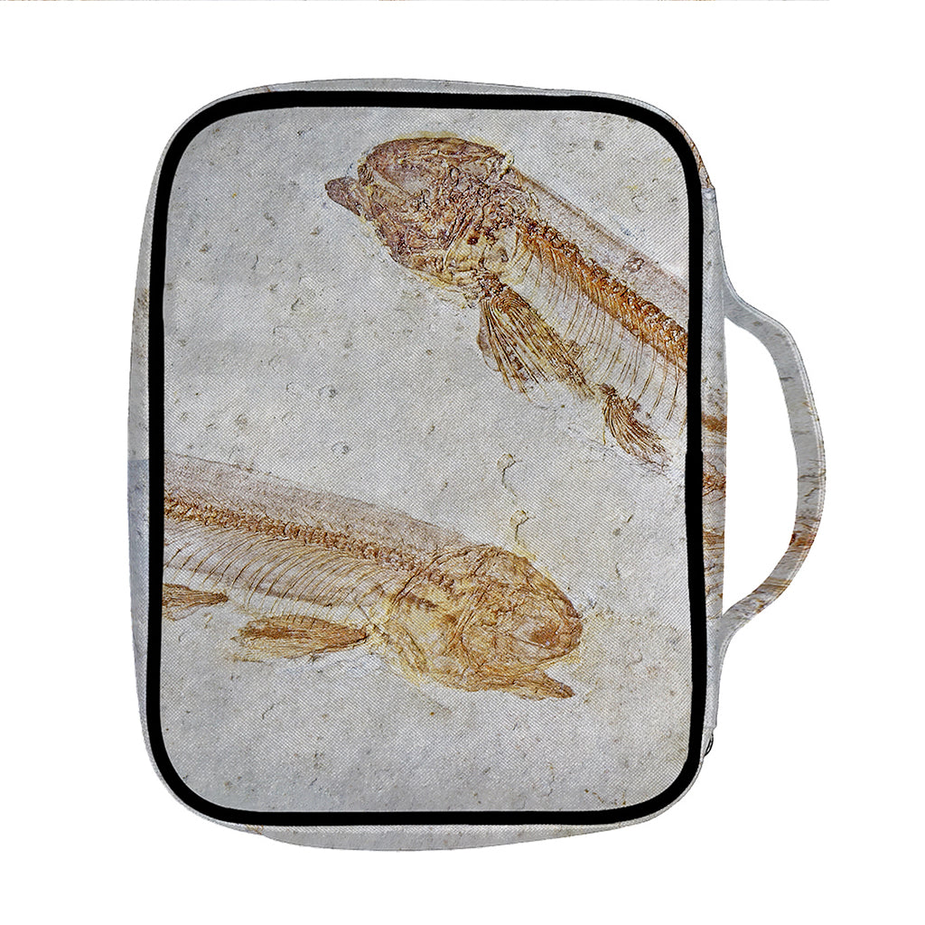 Lycoptera Fish Fossil Print Front Pocket Bible Bag