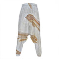 Lycoptera Fish Fossil Print Hammer Pants