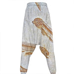 Lycoptera Fish Fossil Print Hammer Pants