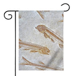 Lycoptera Fish Fossil Print House Flag