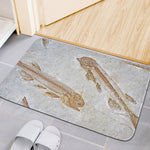 Lycoptera Fish Fossil Print Indoor Door Mat