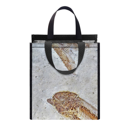 Lycoptera Fish Fossil Print Insulated Lunch Tote