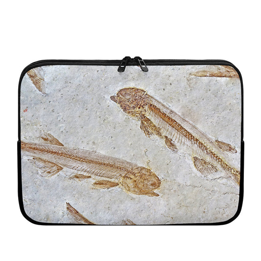Lycoptera Fish Fossil Print Laptop Sleeve