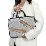 Lycoptera Fish Fossil Print Laptop Sleeve With Handle