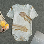 Lycoptera Fish Fossil Print Men's Bodysuit