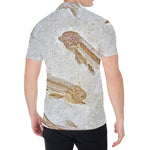 Lycoptera Fish Fossil Print Men's Shirt