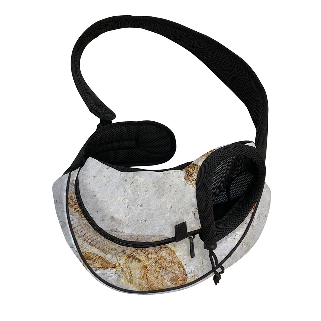 Lycoptera Fish Fossil Print Pet Sling Carrier