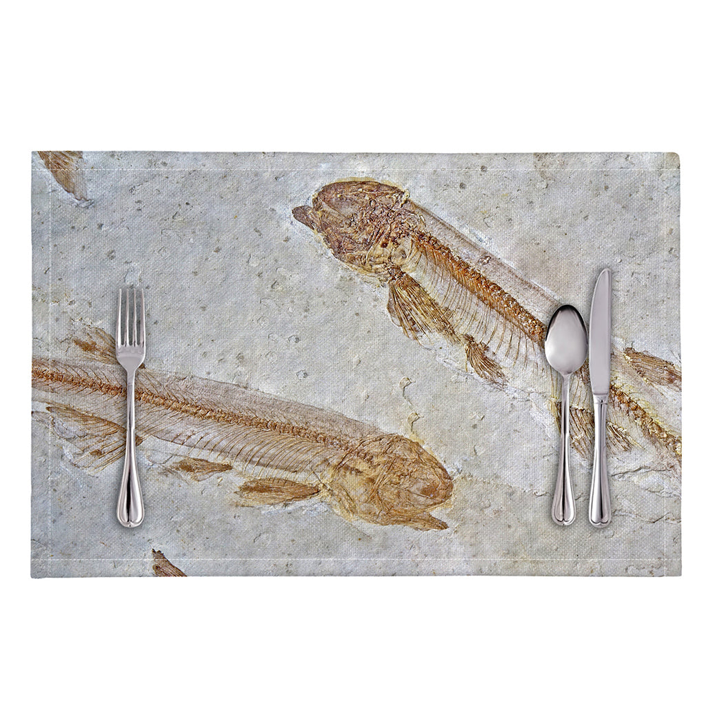 Lycoptera Fish Fossil Print Placemat