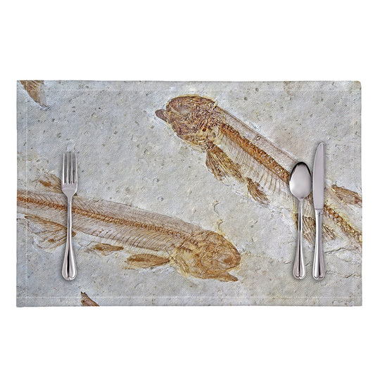Lycoptera Fish Fossil Print Placemat