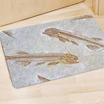 Lycoptera Fish Fossil Print Polyester Doormat