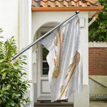 Lycoptera Fish Fossil Print Polyester Flag