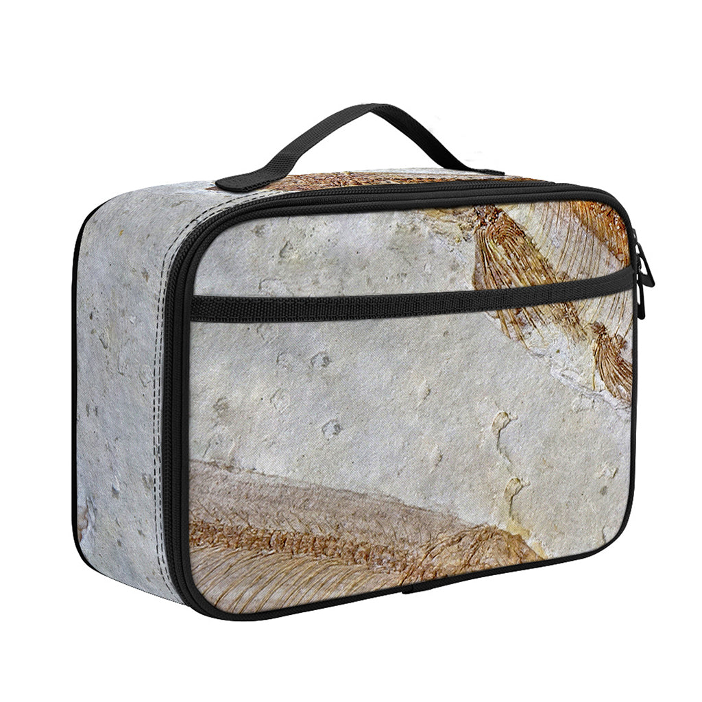 Lycoptera Fish Fossil Print Portable Lunch Bag