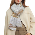 Lycoptera Fish Fossil Print Scarf