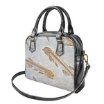 Lycoptera Fish Fossil Print Shoulder Handbag