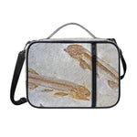 Lycoptera Fish Fossil Print Shoulder Strap Bible Bag