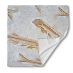 Lycoptera Fish Fossil Print Silk Bandana