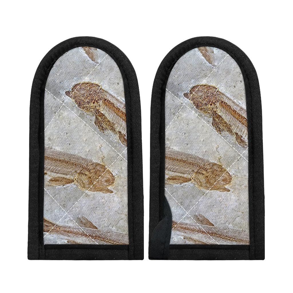 Lycoptera Fish Fossil Print Skillet Handle Cover