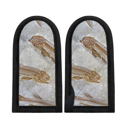 Lycoptera Fish Fossil Print Skillet Handle Cover