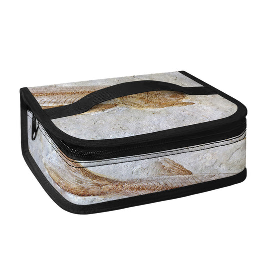 Lycoptera Fish Fossil Print Small Lunch Bag