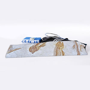 Lycoptera Fish Fossil Print Sports Towel