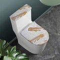 Lycoptera Fish Fossil Print Toilet Lid And Tank Cover Set