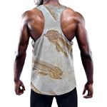 Lycoptera Fish Fossil Print Training Tank Top