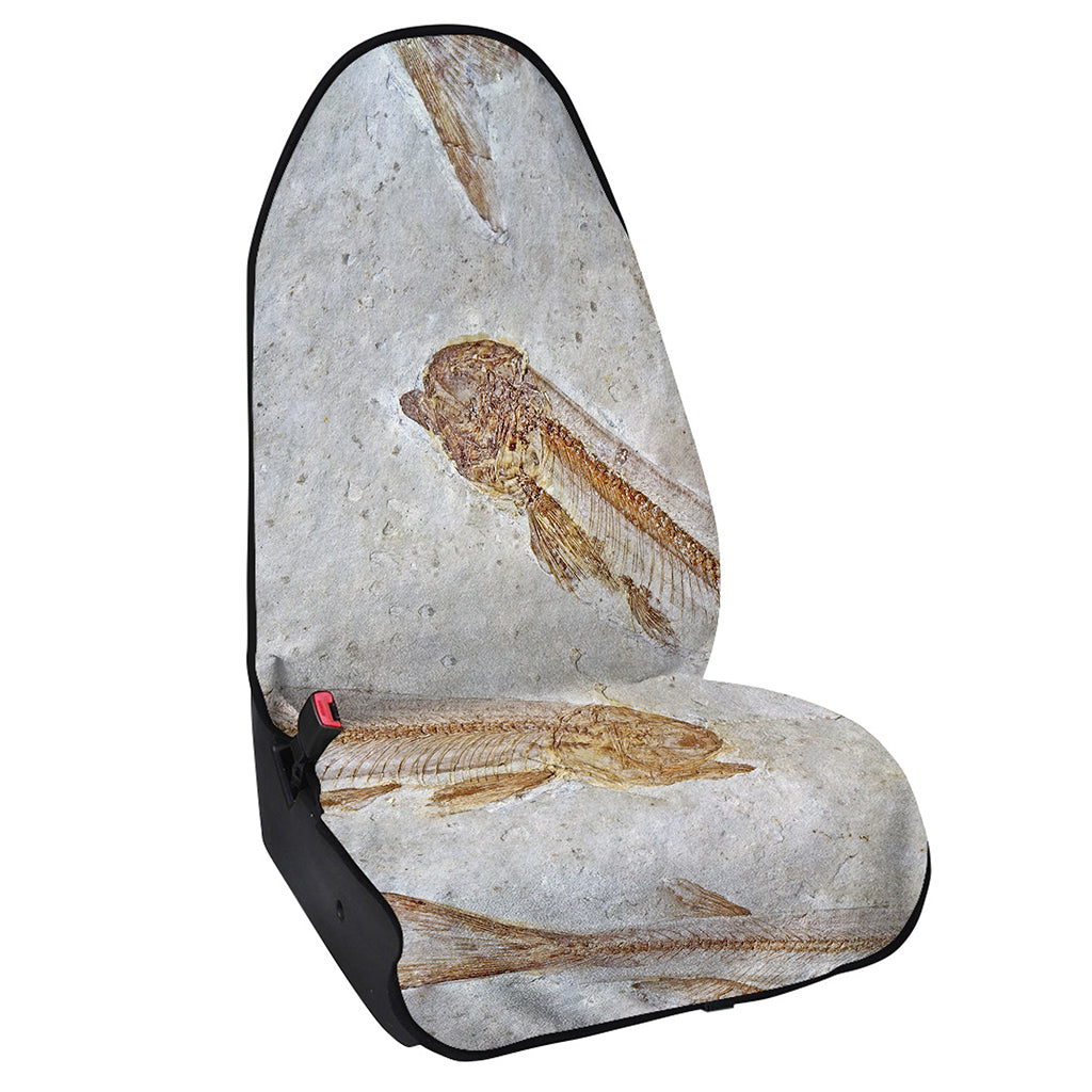 Lycoptera Fish Fossil Print Waterproof Car Seat Cover