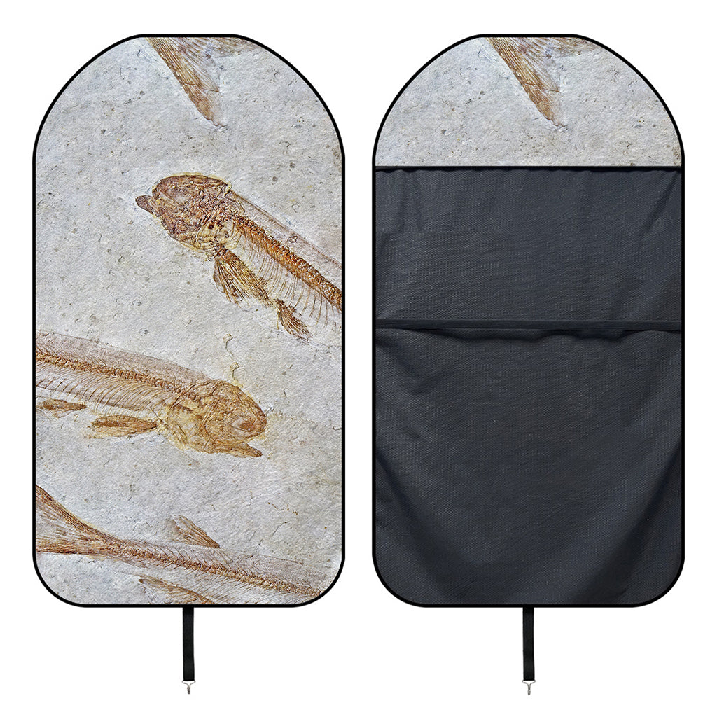 Lycoptera Fish Fossil Print Waterproof Car Seat Cover