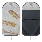 Lycoptera Fish Fossil Print Waterproof Car Seat Cover