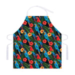 Macaw Parrot Pattern Print Adjustable Apron
