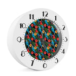 Macaw Parrot Pattern Print Alarm Clock