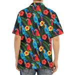 Macaw Parrot Pattern Print Aloha Shirt