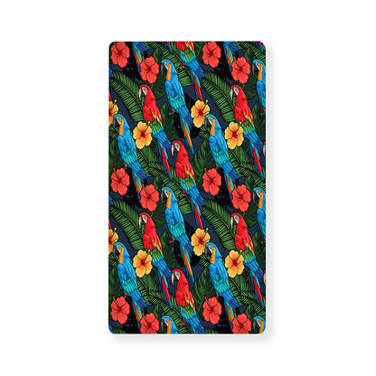 Macaw Parrot Pattern Print Baby Crib Sheet