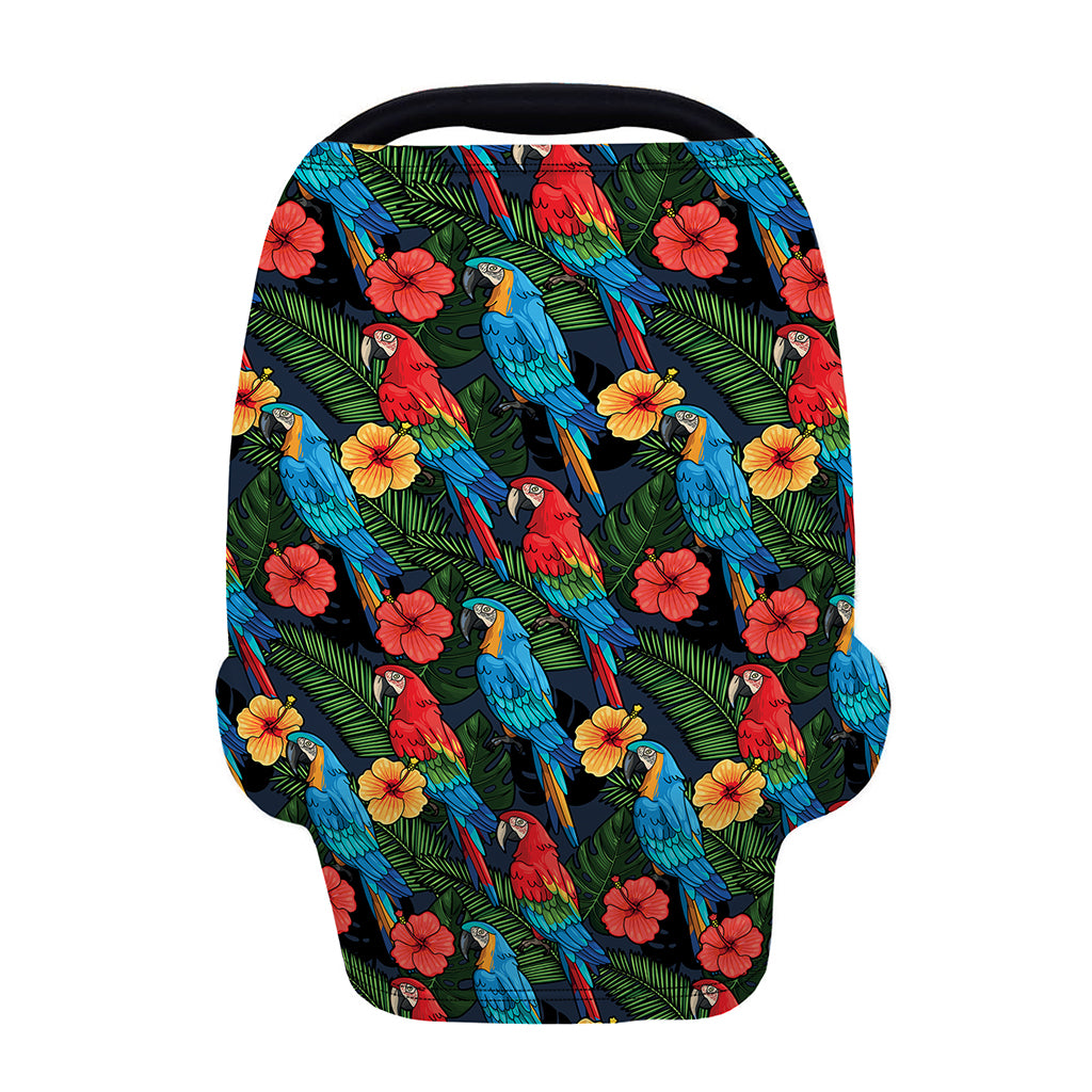 Macaw Parrot Pattern Print Baby Seat Cover