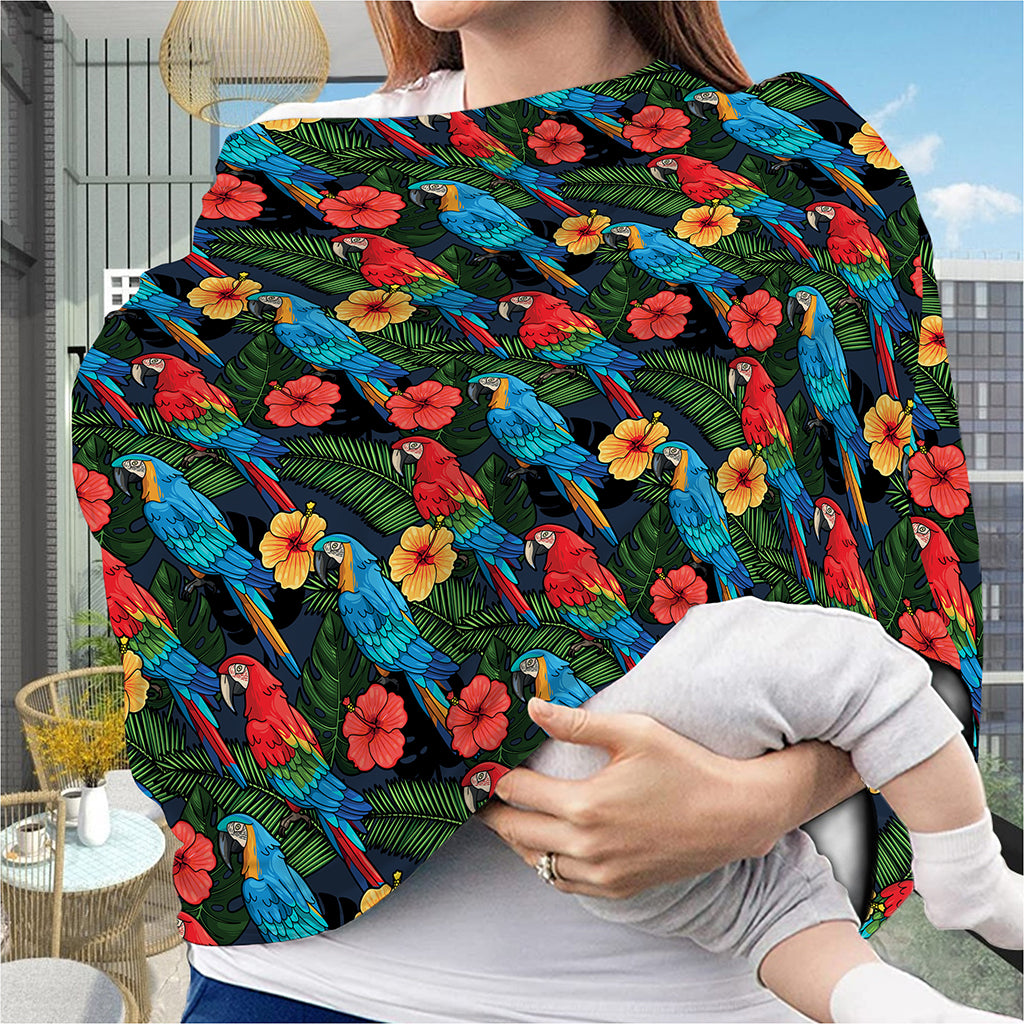 Macaw Parrot Pattern Print Baby Seat Cover